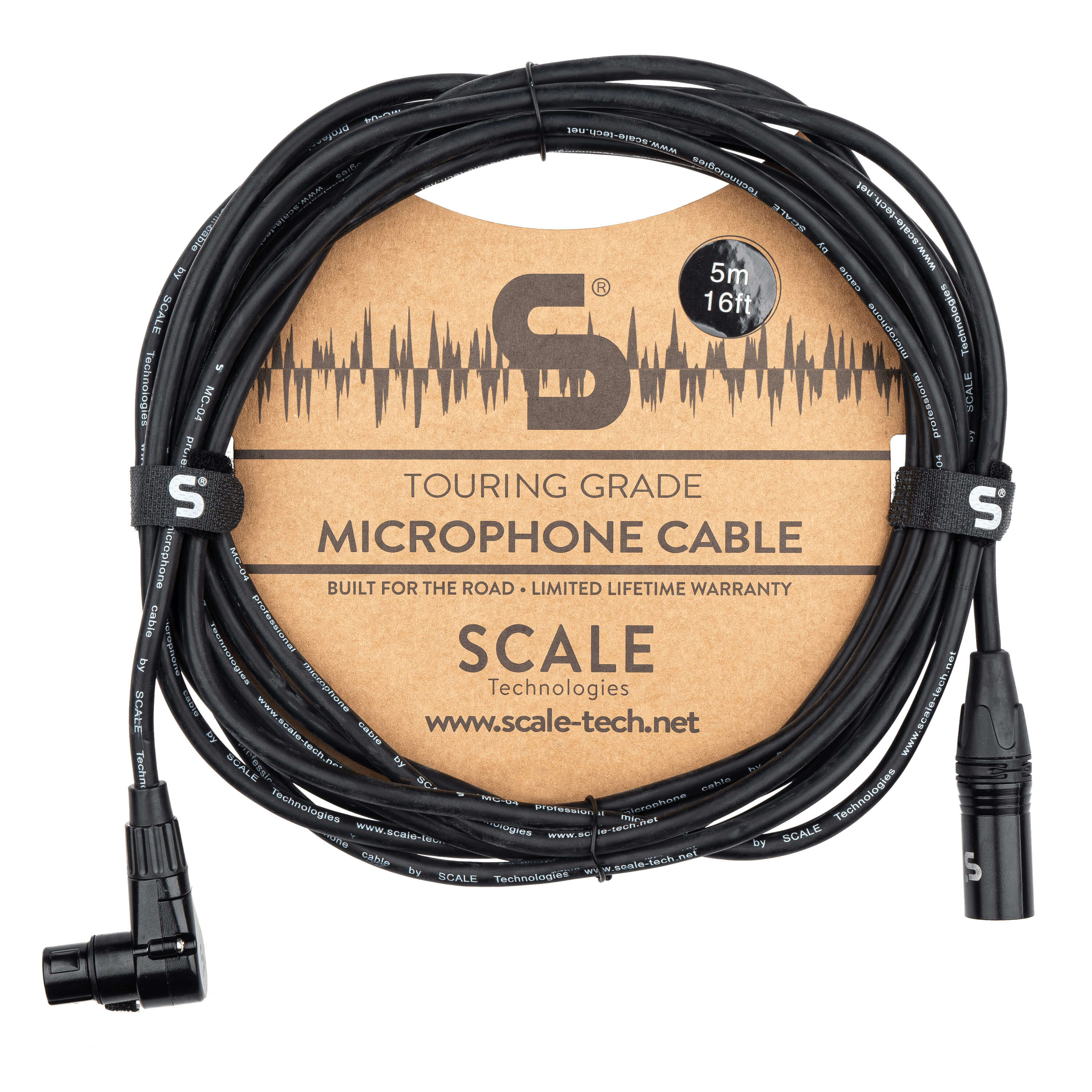 Cavo microfonico Scale TGM-AFM con connettore XLR angolato