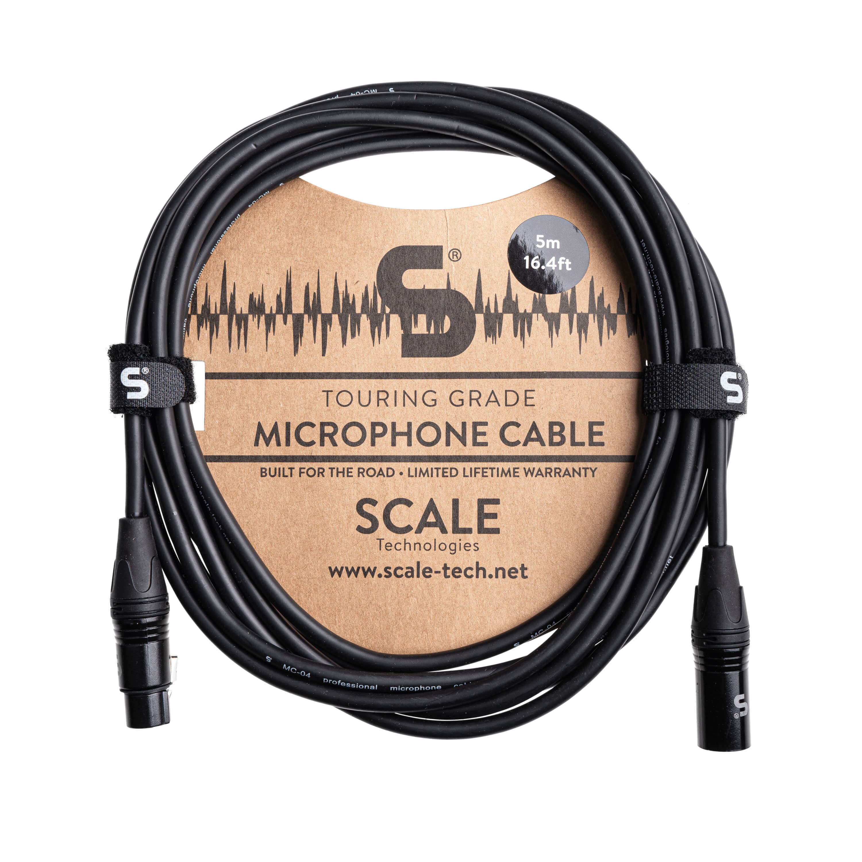 Cavo microfonico Scale TGM-FM con connettori XLR dritti
